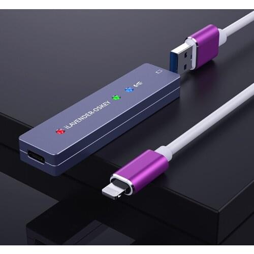 Qianli DFU Purple BOX Automatic mode DCSD Cable to Read Write Nand Data for Phone SE-X and iPad Free Computer