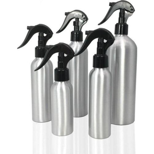 30/50/100/120/150/250/500ml Spray Pump Aluminum Bottles Empty Fine Mist Nose Refillable Bottles Portable Travel Makeup Container