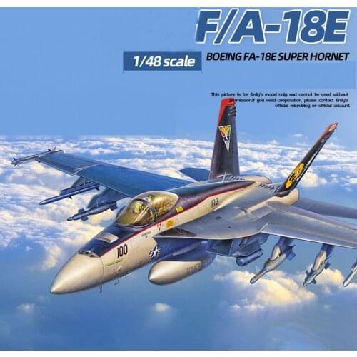 1/48 United States Boeing F/A-18E/F Hornet Fighter LS-012 Assembley Aircraft Model