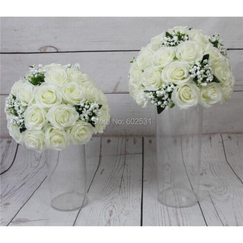 SPR Free shipping 10pcs/lot flower balls for wedding table centerpiece of hotel wedding decoration
