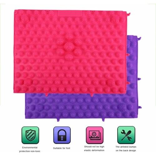 Style Foot Massage Pad TPE Modern Acupressure Reflexology Mat Acupuncture Rugs Fatigue Relieve Promote Circulation Gifts