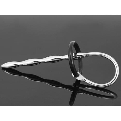Urethral plug penis probe Prince Wand male hands free masturbator stretching