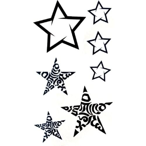 Flash Star Waterproof Temporary Tattoo sticker for men and woman henna tatouage glitter tattoo tatuagem temporaria