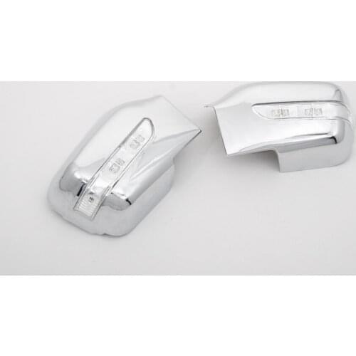 High Quality Chrome Mirror Cover with LED Blinker for for BMW E34 free shipping