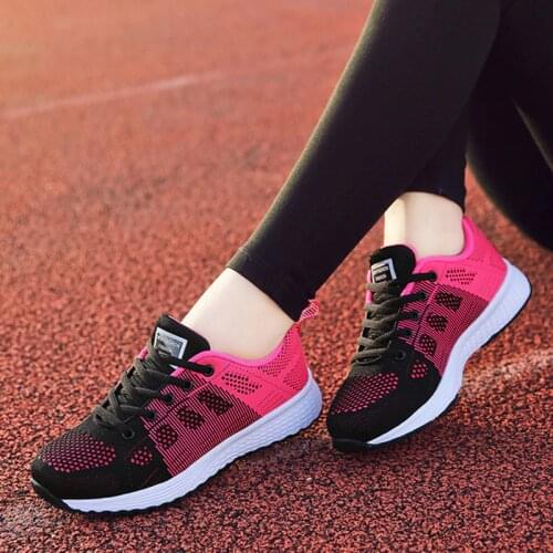 2019 Womens Sneakers Fashion Mesh Round Toe Cross Straps Flat Sneakers Shoes Breathable Casual Shoes