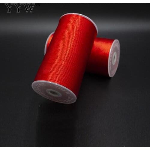 2.5mm Red Nylon Cord Thread Chinese Knot Macrame Cord Bracelet Braided String For Jewelry Making DIY Tassels Beading Thread