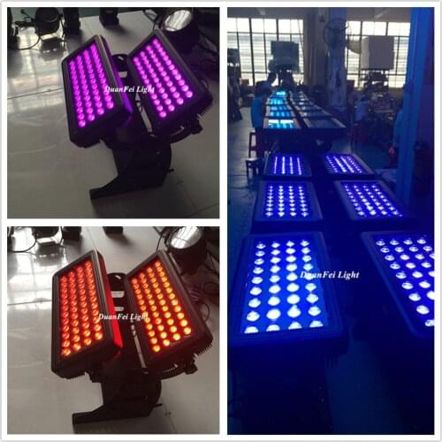2 Pieces Waterproof Building Outdoor Architectural Project Rgbw 4in1 Wall Washer 96x10w City Color LED Wash Light