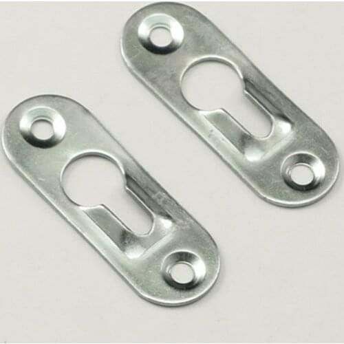 20 Pcs/Set Keyhole Hangers Iron Hanging Plate Hardware for Mirror Oil Painting Picture Frames DIN889