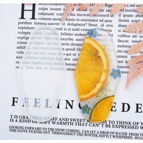 3Pcs Handmade Heart Rhombic Dog Tag Pendant Silicone Mold With Hole Jewelry Tool