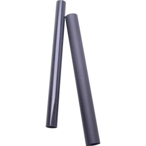 3PCS 330MM 100% 3K Carbon Fiber Tube Diameter 24MM 25MM 26MM 27MM 28MM 29MM For Remote Control Model Aircraft Drone Accessories