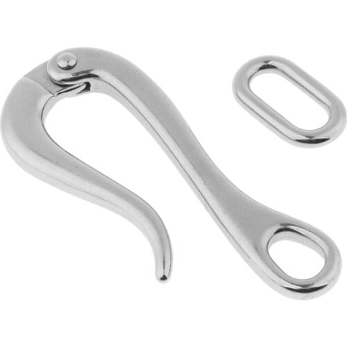 4in/6in Openable Hooks Shackle 316 Stainless Steel Release Hand Rail