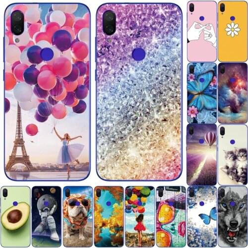 Case for Xiaomi Mi Play Cover Silicone back cover MiPlay Case Cat Coque for Xiaomi Mi Play Phone Cases cute flower fashion clear