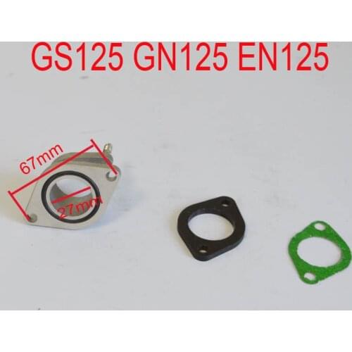 GS125 GN125 EN125 motorcycle carburetor intake pipe 25mm inlet manifold connecting pipe CG125 accessories free shipping