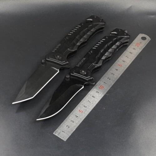 Pocket Knife Folding Tactical Survival Knife Camping Combat Hunting Knives 440C Blade Outdoor Utility EDC Defense Multi Tool