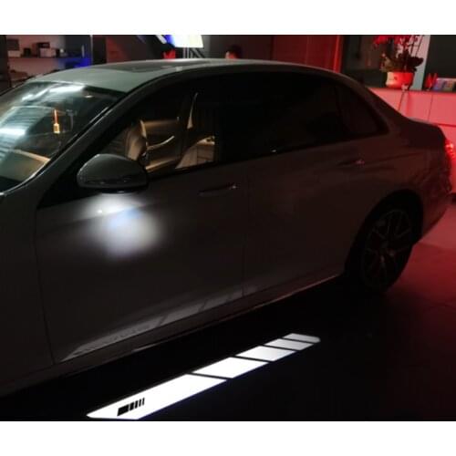 Car Welcome Light For Benz C/E/S GLC Class W213 W205 W222 W238 X253 Rearview Mirror Shadow Logo Laser Decoration Lamp Signal