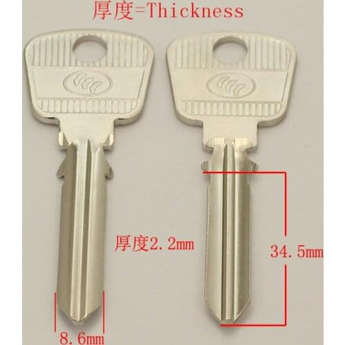 A255 Wholesale Locksmith Keymother Brass House Home Door Blank Empty Key Blanks Keys 25 pieces/lot