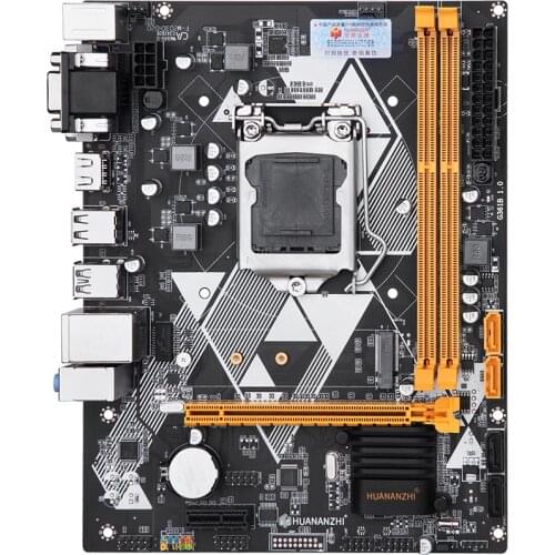 HUANANZHI H81 M-ATX Motherboard for Intel LGA 1150 i3 i5 i7 E3 with Dual-Channel DDR3 Memory 1333/1600MHz 16GB M.2 SATA3 USB3.0
