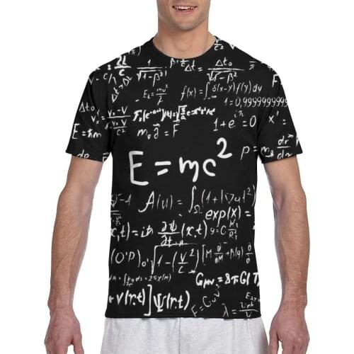 New Popular Scientific Formulas And Calculations In Physics Tshirt Men t-shirt Harajuku Style T shirt Summer Tops