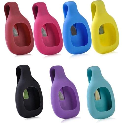 New Sport Colorful Replacement Silicon Rubber Clip Case Cover Holder Pouch for Fitbit Zip Activity Tracker Free Shipping