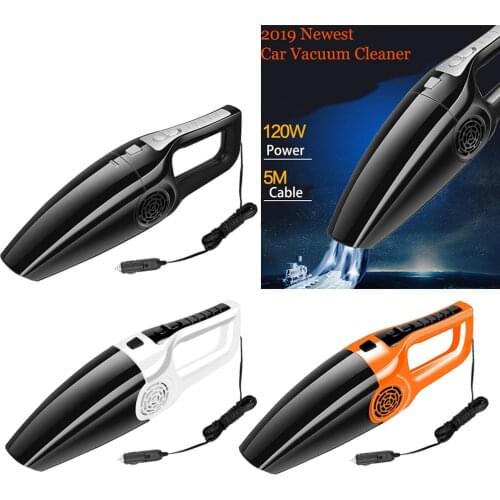 Portable 120W 12V Handheld Cyclonic Car Vacuum Cleaner Wet/Dry