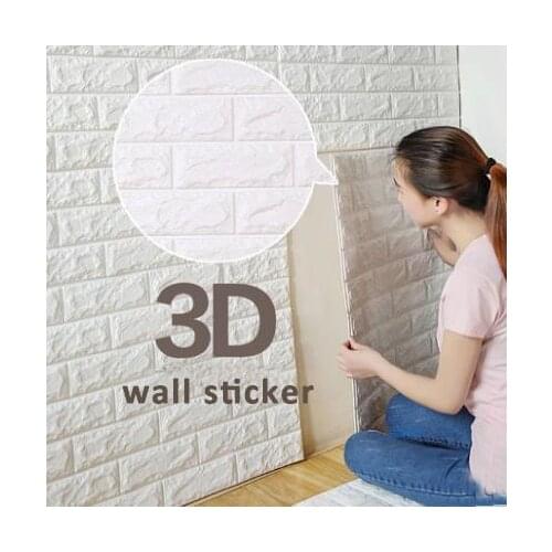 70x77cm DIY 3D Wall Stickers Self Adhesive Foam Brick Room Decor Wallpaper Wall Decor Living Wall Sticker For Kids Room