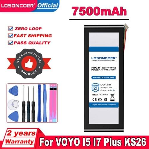 Top Brand 100% New 7500mAh LR3912584 Tablet Battery For VOYO I5 I7 Plus KS26 Tablet PC