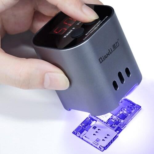 UV Intelligent Green Oil Curing Lamp UV Optical Adhesive LED Ultraviolet Curing Lamp For Mobile Phone Motherboard LCD Repair