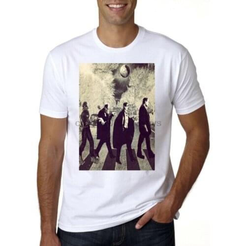 HORROR HALLOWEEN ABBEY ROAD MOSTER T-SHIRT