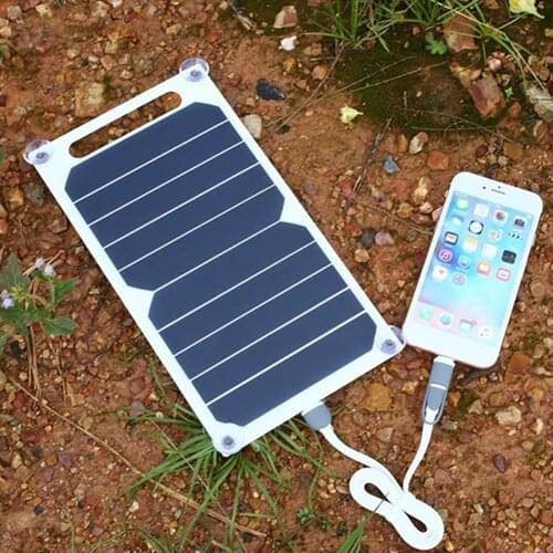 Outdoor Waterproof Solar Panel Charger Mobile Power Battery Charging Power Bank Automatically Recharging Durable Elements