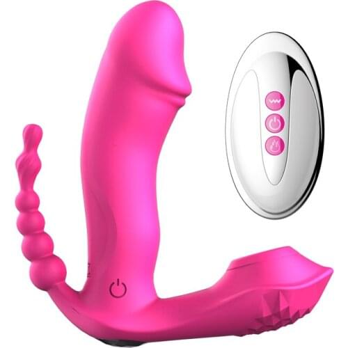 Sex Toys for Women 3 IN 1 Sucking Vibrator 7 Modes Vibrating Sucker Anal Vagina Clitoris Stimulator Wearable Oral Suction Erotic