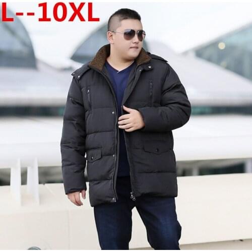 12XL 10XL 8XL 6XL High Quality 90% White Duck Thick Down Jacket men coat Snow parkas male Warm winter Down Jacket Outerwear