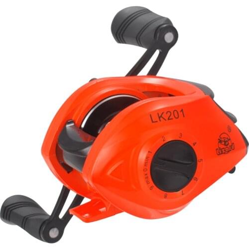 WOEN High speed ratio 7.2:1 Baitcast Reel 18BB Anti-sea water LK200 Magnetic brake Fishing vessel