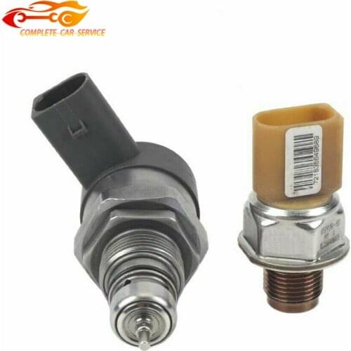 057130764H 03L906054A Fuel Rail Pressure Valve And Pressure Sensor Suit For AUDI VW SEAT SKODA 2.0 TDi