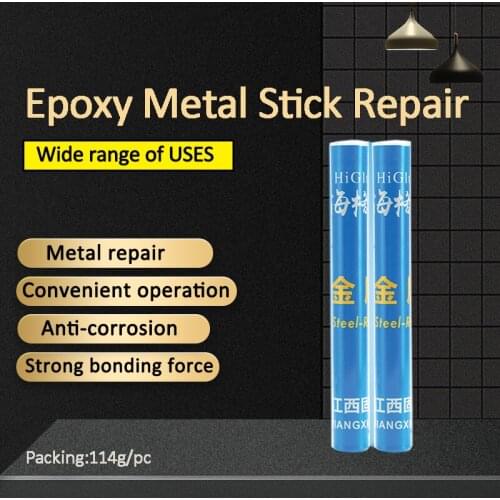 1Pc Epoxy Metal Stick Repair , Mighty Putty Seal Glue Practical Eco-Friendly Bathroom Cup Wall Super Glue 114g/pc
