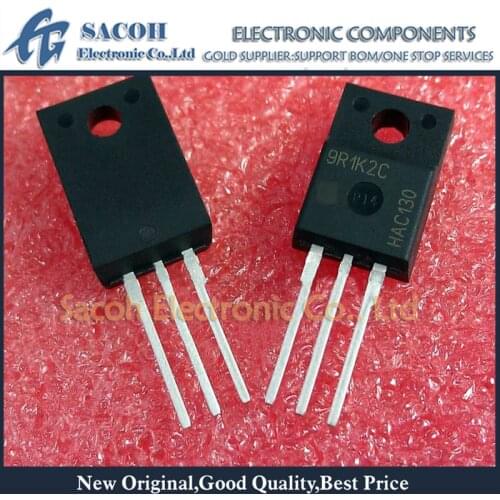 10Pcs IPA90R1K2C3 9R1K2C TO-220F 5.1A 900V Power MOSFET Transistor
