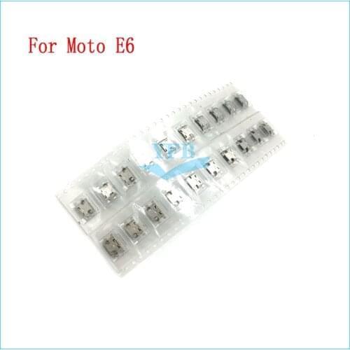 10pcs USB Charging Connector For Motorola Moto E6 Dock Socket Port Flex Cable Ribbon Board
