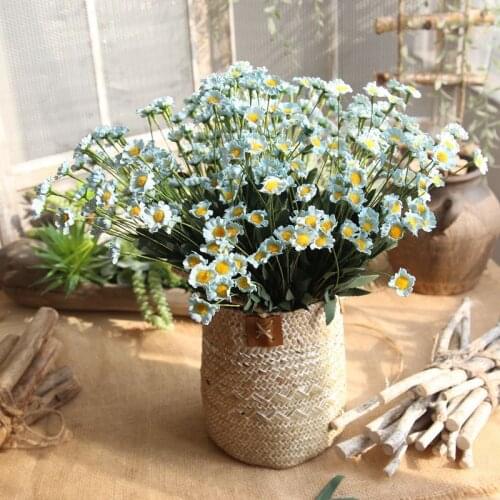 15 Head Small Daisies PE Foam Artificial Flowers Artificial Flowers Family Wedding Decoration