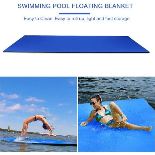 2Layer Swimming Pool Floating Water Pad Mat Floating Water Mat Water Blanket Water Floating Foam Mat Floats For Adult Pool