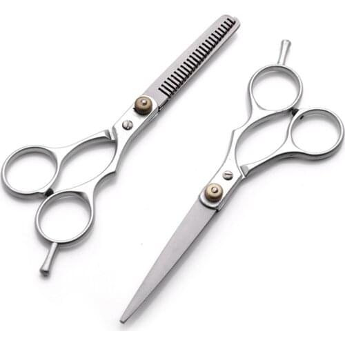 6inch Pet Grooming Scissors Set Professional Dog Shears Hair Cutting Thinning Scissors with Case