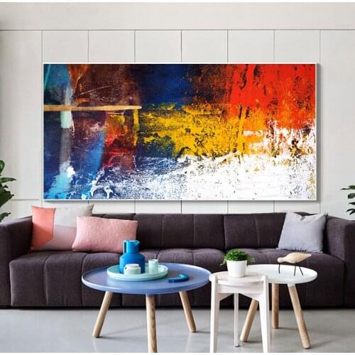 Abstract Canvas Colorful graffiti Paintings Wall Art Prints Poster Living Room Decor Decorative Paintings On The Wall Home Decor