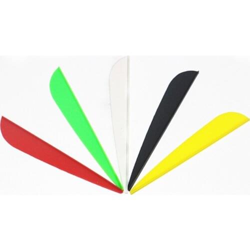 Crossbow Bolts 2.5" Arrow Vane Arrow Feather Drop Shape 10pieces/lot for Fiberglass Arrow Carbon Arrows