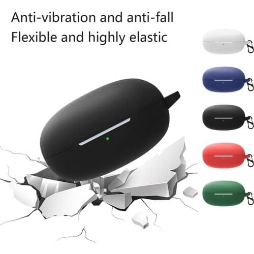 Earphone Shell Case Soft Silicone Cover For Realme Buds Air2 Neo Headset Protective Cover Earphone Accessories Silicone Case