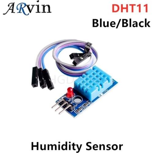 Digital Temperature and Humidity Sensor DHT11 LED Modules Electronic Building Blocks with Dupont Line For Arduino Diy Kit