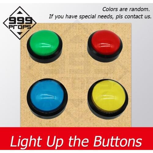 Room Escape Lighting Button prop Colorful buttons Prop light up buttons in correct sequence to open door Chamber game