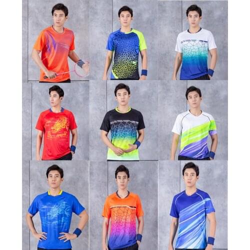 2021 New Badminton T-shirts Men/Women ,Golf Tennis Shirts Clothes,T-shirt Table Tennis Men ,Quick dry Running Sports t-shirts