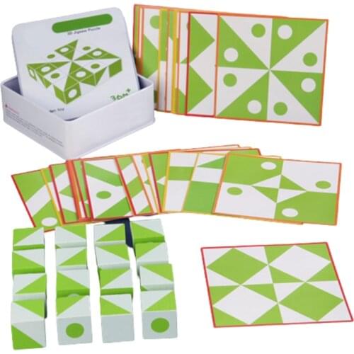 3D Puzzle Board Game Variety Puzzles Logical Thinking Space Imagination Enlightenment Wooden Early Education Toys For Children