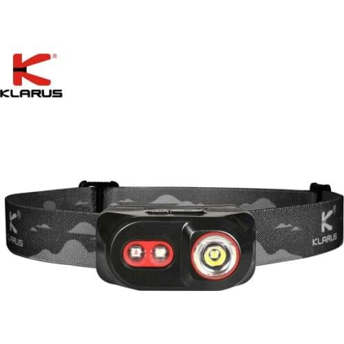 Klarus H1A-PL 350Lumens 3 LEDs Light Sources Waterproof Headlight--black