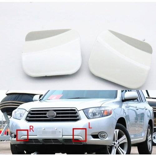 For Toyata Highlander 2009-2011 Front Bumper Tow Hook Cover Cap Towing Shell