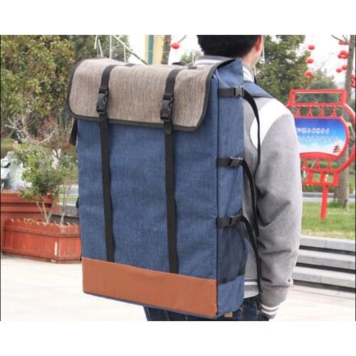 2color65*47cm 4K Multifunction Canvas Sketchpad Bag Drawing Sketch Board Case Painting Bag Backpack Bag Travel Art Set