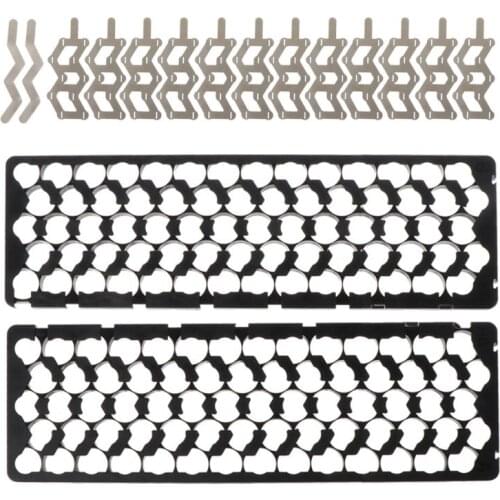 2021 New 5P 13/14S 18650 Battery Holder 48V 12Ah Pure Nickel with Hole W Style Holder